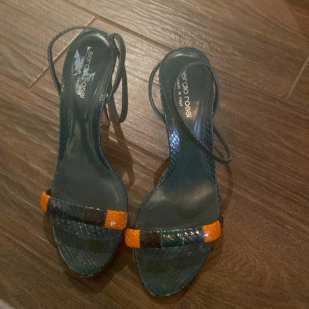 Sergio Rossi green heels